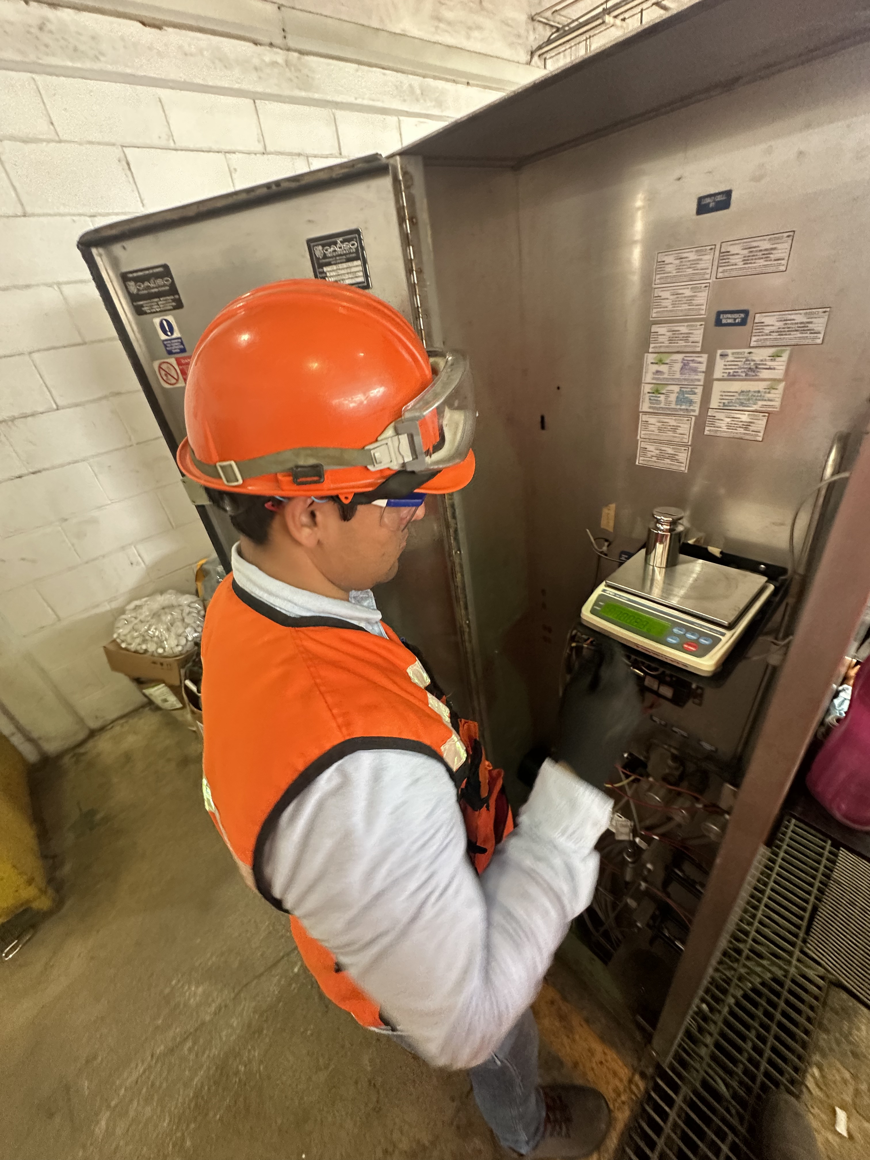 Inspección de básculas comerciales de bajo alcance